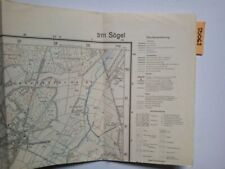Topographische Karte 3111 Sögel 1:25000 Niedersachsen / Landkarte 1959