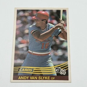 Andy Van Slyke 1984 Donruss #83 St. Louis Cardinals - Foto 1 di 4