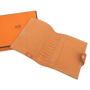 Hermès Ulysse PM Agenda leather planner Notebook cover orange w/box from JP Used - Picture 1 of 8
