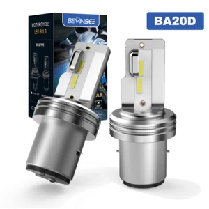 2x Bombillas LED BA20D S2 6000K para KTM 125 EXC 1994-2002 haz alto/bajo - Imagen 1 de 9