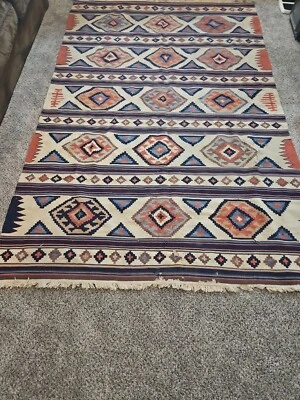 Alfombra antigua nativa americana  Foto 1 de 4
