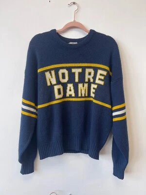 Suéter Irlandés Luchador Vintage Años 80 Cliff Engle Universidad de Notre Dame Mediano Foto 1 de 4