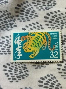 1998 Scott #3179 32¢ - LUNAR YEAR OF THE TIGER  - Single Stamp - Mint NH - Picture 1 of 3