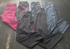 Avia Lot Of 6 Capri & Ankle Leggings Size Medium (7-10) EUC - Picture 1 of 20