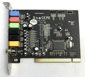 SIIG SoundWave 7.1 Soundkarte/Audio-Card - PM2FT8768X3C - Chipset:CMI8768 - PCI - Afbeelding 1 van 3