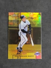 1999 Finest Jeff Kent Gold Refractor #23 /100 With Peel Protector 