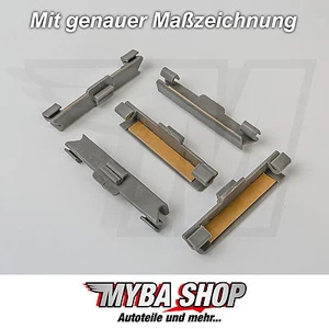 30x SCHEIBENKLAMMER MIT KLEBESTREIFEN KLIPS KLAMMERN BMW E30 E32, E34 CLIP NEU# - Picture 1 of 1