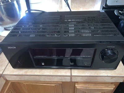 Denon AVR-E200 5.1 Channel AV Surround Receiver for Home Theater Black no remote - Image 1 of 4