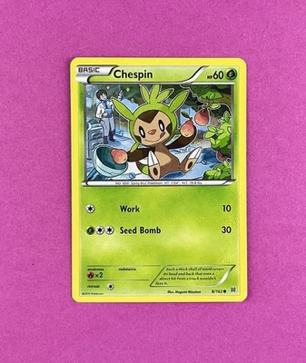 Chespin 8/162 Breakthrough Regular 🍎 - Image 1 of 4