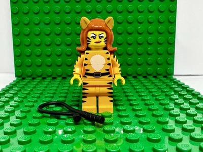 LEGO 71010 CMF Serie 14 Minifiguras Tigre Mujer Gato Dama Halloween Monstruo Foto 1 de 4