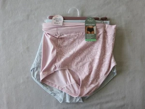 Bali Breathe High Waist Briefs, Size XL/8, 3 Pk Brief, DFCLB3, New With Tags - Afbeelding 1 van 9