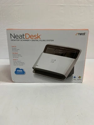 Neat Desk Desktop Scanner+Digital Filing System Piano Black -Model ND-1000 - New - Image 1 of 4