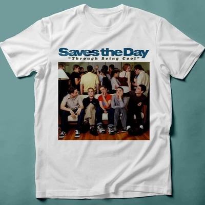 Rare Saves The Day Band Through Being Cool Shirt Unisex Concert S-5XL R115 - Image 1 of 4