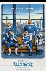 Fantastic Four First Steps Poster A4 A3 A2 | Marvel Superhero Print Wall Art - Picture 1 of 1