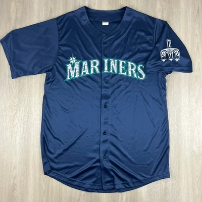 Seattle Mariners Muckleshoot Casino SGA Jersey Adult Medium #23 Navy NWOT - Image 1 of 4