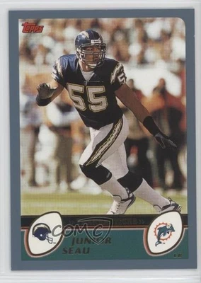 2003 Topps Transactions Junior Seau #98 HOF - Image 1 of 2