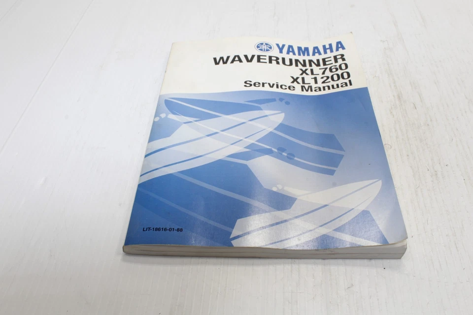 Yamaha Waverunner XL760 XL1200 2000 OEM MANUAL DE SERVICIO LIBRO ILUMINADO-18616-01-88 Foto 1 de 4