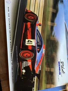1997 Michelin McLaren BMW GTR LeMans Factory Poster - Bild 1 von 4