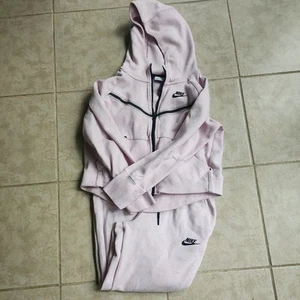 Nike Sportswear Tech Fleece Full-Zip Set Little Kids 2-Piece SZ M Pink Foam Flaw - Picture 1 of 8
