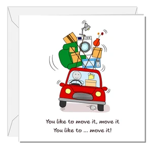 Funny New Home Card Congratulations Buy House Housewarming Friends Son Daughter - Picture 1 of 9