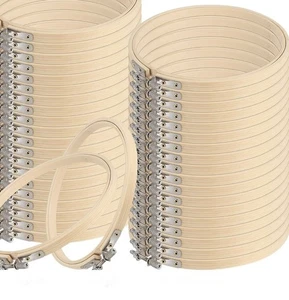 30Pcs 3 Inch Mini Embroidery Hoops, 8cm Bamboo Round Cross Stitch Ring - Picture 1 of 8