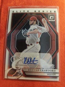 2022 Donruss Optic The Elite Series Kutter Crawford Auto Red Sox #ESS-KU - Picture 1 of 4