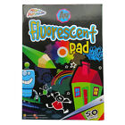A4 Children’s Fluorescent Art Pad - 50 Sheets = 100 Pages – Papers in 5 Colours
