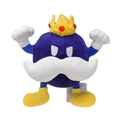 King Bob-omb Super Mario Party Bob Star Rush Plush Toy Stuffed Animal 8" - Image 1 of 4