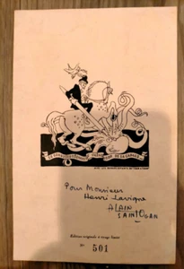 sehrRAR Alain Saint Ogan Original Widmung limitierte Auflage Nr. 501 ZIG und EO CHIP - Bild 1 von 2