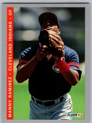 1993 Fleer Final Edition # F-204 - Manny Ramirez - Cleveland Indians - Image 1 of 2