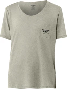 FLY RACING WOMEN'S FLY CHILL TEE STONE - WOMEN'S SMALL - 356-0031S - Picture 1 of 1
