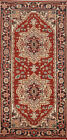 Classic Luxury Hand-Knotted Heriz Serapi Indian Accent Rug for Bedroom 3x6 ft