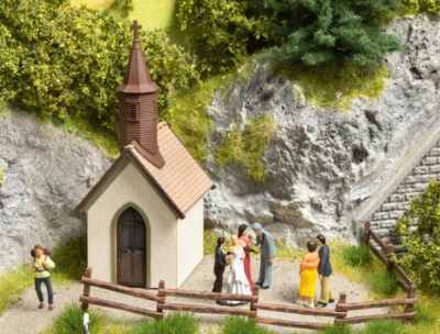 NOCH 14336 Scala HO Serie Laser cut - Cappella del villaggio - Immagine 1 di 2