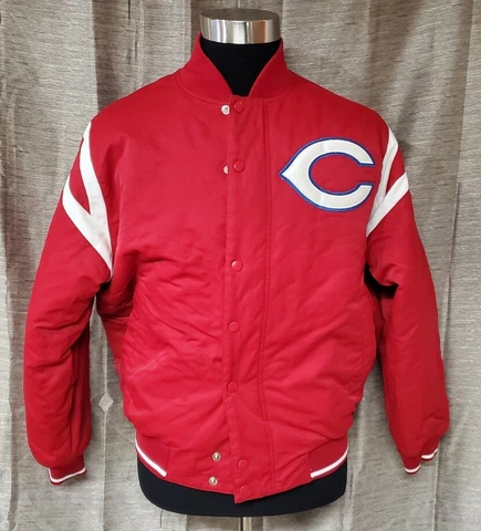 Vintage Russell Athletic Cincinnati Reds MLB Joe Morgan #8 Dugout Jacket Men's M Cover