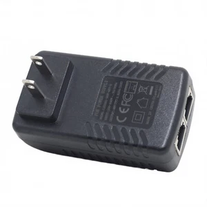 Adaptateur d'injecteur Gigabit 48 V PoE alimentation sur Ethernet 802,3at af UBNT AP 1000 Mbit/s - Photo 1/9