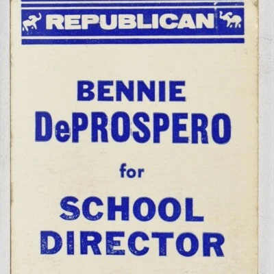 1950er Bennie DeProspero Schulleiter New Castle Lawrence County Pennsylvania - Bild 1 von 4