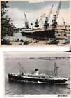 SS Suecia & Britannia - 2 old post cards
