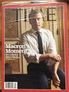 Time Magazine 2019 Macron Moment A New France Presidency No Label NEW SEALED - Picture 1 of 1