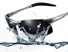 Agstum Polarized Men's Sport Driving Glasses Mirror Unbreakable Metal Frame Sun