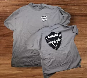 Vtg Crew Neck Tee VMGR 352 US Marines Raiders Adult T-shirt XXL Military Jets - Picture 1 of 8