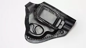 NEW! Leather Waist Gun Holster Revolver Belt Concealed Carry Gat Pistol 2,5" - Picture 1 of 7