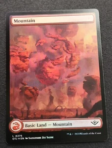 Mountain - Foil - Full Art - OTJ - MTG - NM Unplayed - EN - 0275 - Picture 1 of 1