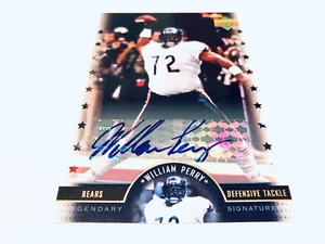 2005 William Perry Upper Deck NFL Legends Legendary Signatures Autograph #LS-WP - Picture 1 of 2