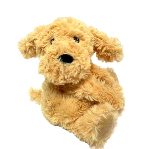 Warmies Plush Fuzzy Brown Puppy Microwaveable Soft Stuffed Animal Comfort 8" - Picture 1 of 6
