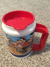 Vintage Walt Disney World Plastic Refillable Souvenir Whirley Travel Mug