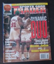 Sports Card Trader magazine June 1996 Issue 74 Michael JORDAN Dennis Rodman