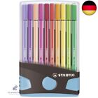 Premium-Filzstift - STABILO Pen 68 ColorParade - 20er Tischset in