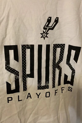 San Antonio Spurs Mens Sz XL Kickapoo Lucky Eagle Casino T- Shirt White - Image 1 of 4
