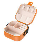 Ring Storage Box Soft-lined Jewelry Case Portable Organizer For Home Travel