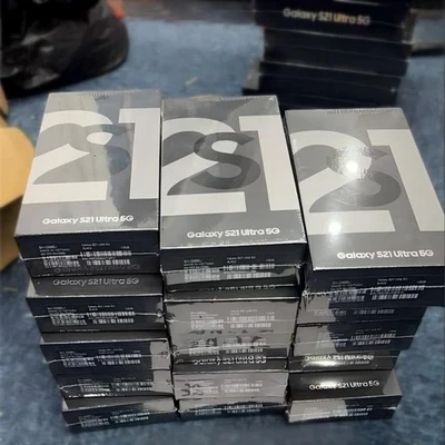 NEW Samsung Galaxy S21 Ultra 5G 128GB 256GB AT&T T-Mobile Verizon Fully Unlocked - Image 1 of 4